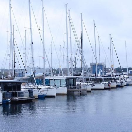 Hausboot Fjord Meeresbrise Mit Dachterrasse In 플렌스부르크 외부 사진